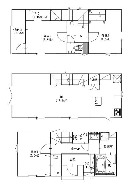 戸塚区上倉田町　全5棟3号棟