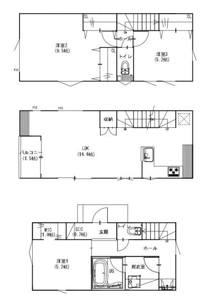 戸塚区上倉田町　全5棟4号棟