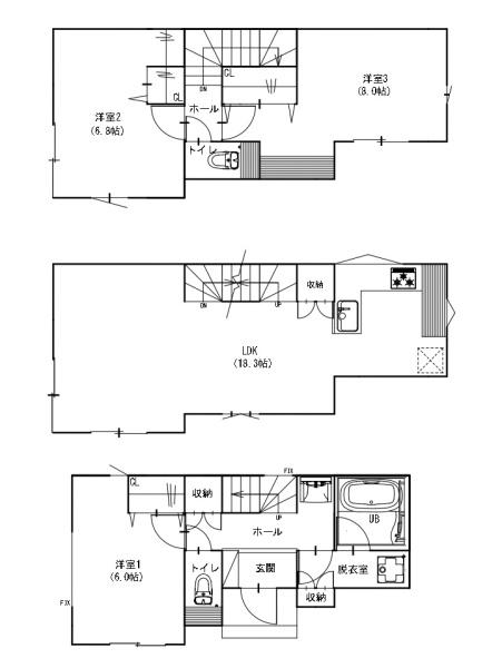 戸塚区上倉田町　全5棟5号棟
