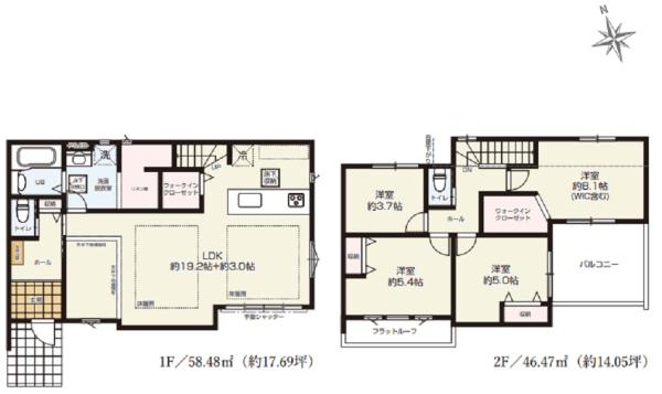 栄区庄戸1丁目(間取り)