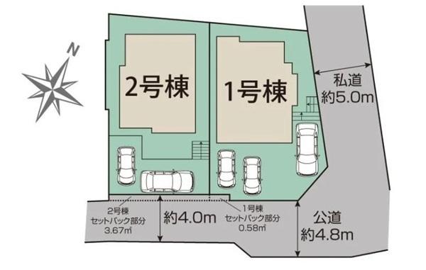 旭区上白根２丁目　全２棟１号棟