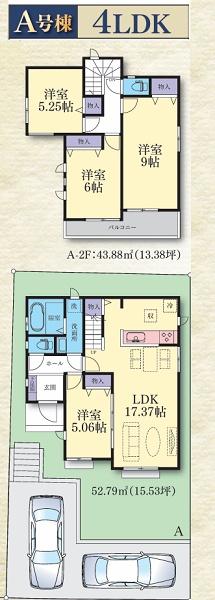 青葉区荏田西３丁目　全３棟Ａ号棟
