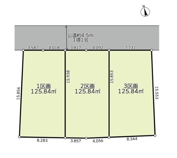旭区善部町　全３区画２区画