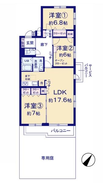 東寺尾ヒルズ８４　Ｅ棟
