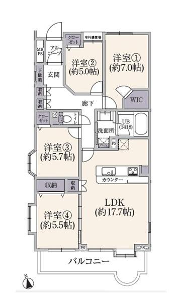 ＮＩＣシルクハイム三ツ沢桜台Ａ棟