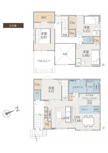 港南区芹が谷３丁目　全３棟３号棟
