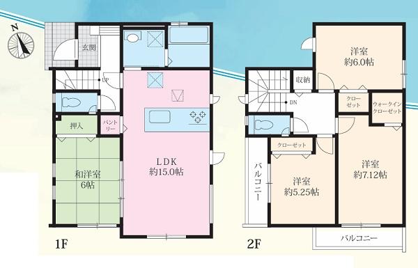 泉区和泉中央北２丁目　５期全１棟