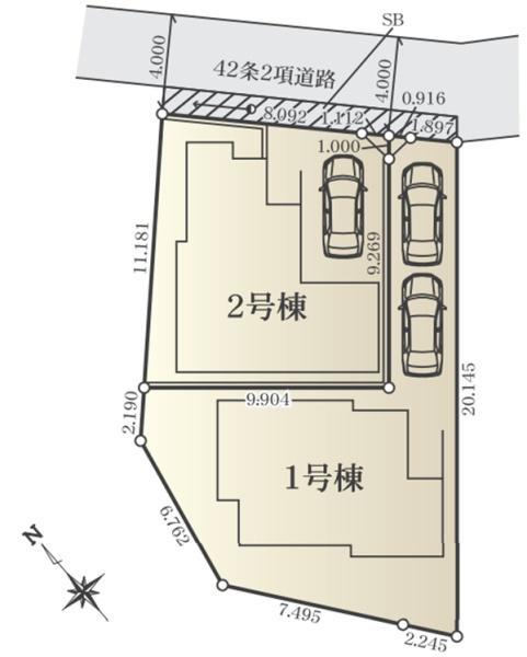 磯子区岡村５丁目　全２棟１号棟