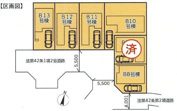 神奈川区大口通 全6棟B12号棟(全体区画図)