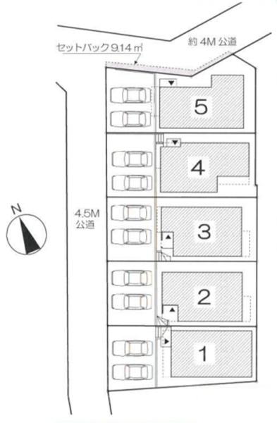 泉区和泉中央南２丁目　全５棟４号棟