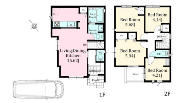 南区大岡1丁目 全3棟1号棟