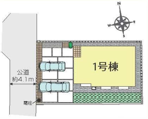 横浜市瀬谷区南瀬谷1丁目の中古一戸建て(区画図)