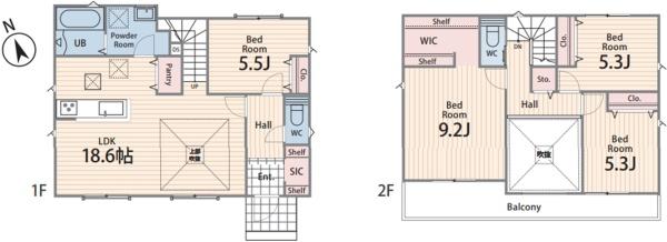 港南区芹が谷３丁目　全２棟２号棟