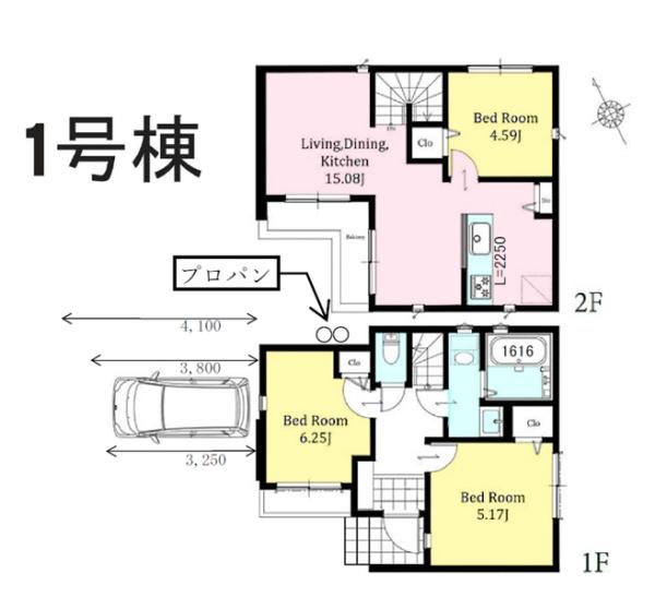 港北区鳥山町　１号棟