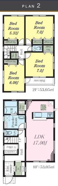 青葉区桂台２丁目　全３棟２号棟