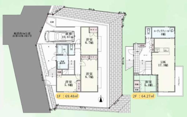 川崎市麻生区高石４丁目の中古一戸建