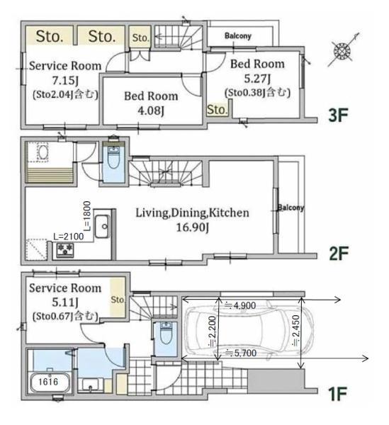 川崎市宮前区土橋５丁目の新築一戸建