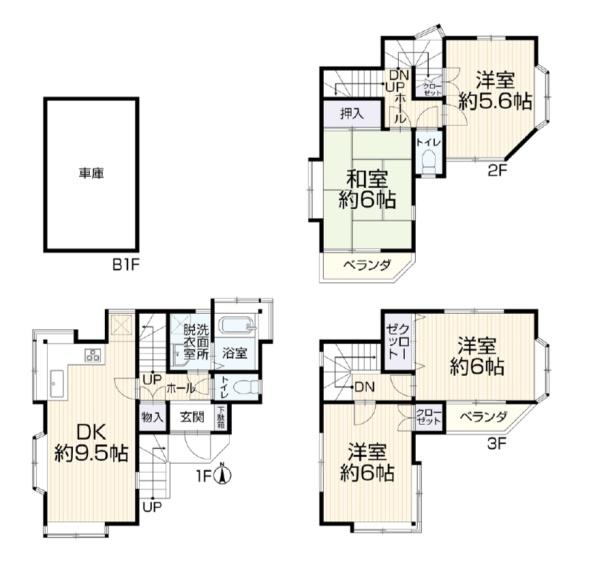川崎市麻生区東百合丘２丁目の中古一戸建