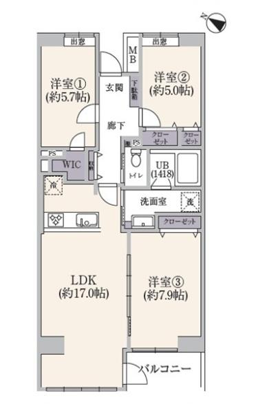プロムナード仲町台１号棟