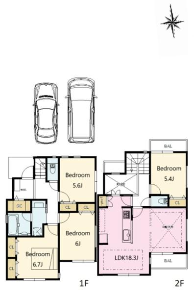 栄区飯島町　全8棟1号棟