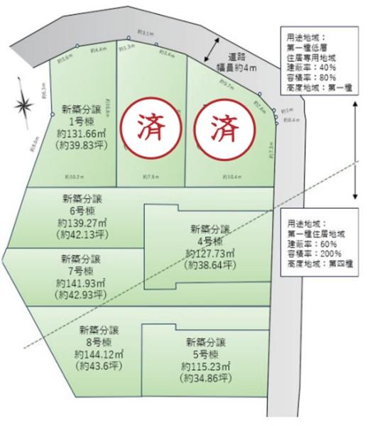 栄区飯島町　全8棟1号棟