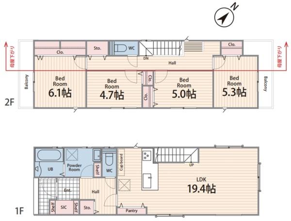 港南区上永谷5丁目　全2棟1号棟