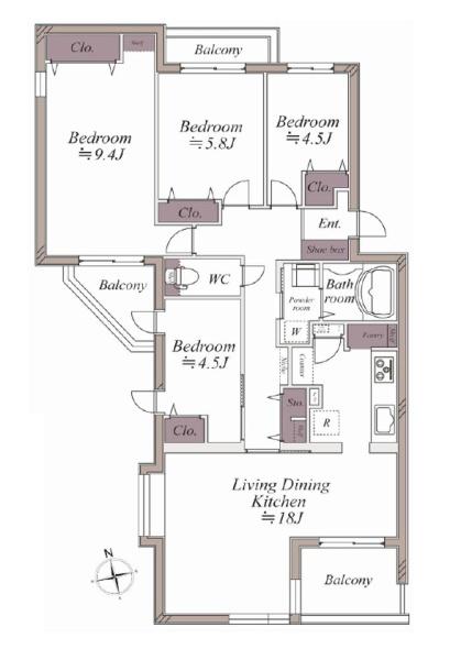 多摩川久地パークハイツ