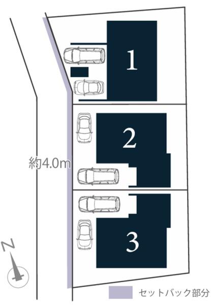 都筑区早渕３丁目　全３棟２号棟