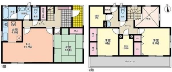 横浜市中区豆口台の中古一戸建