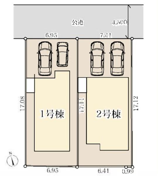 瀬谷区瀬谷６丁目　全２棟２号棟