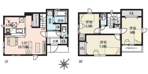 川崎市宮前区鷺沼2丁目の新築一戸建