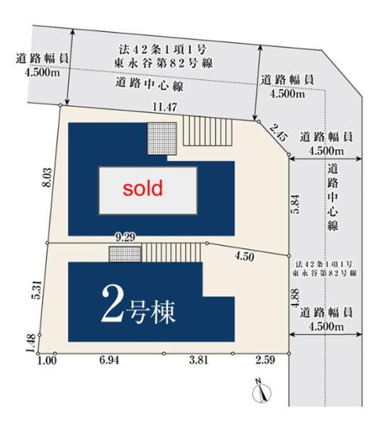 南区中里　全２棟２号棟