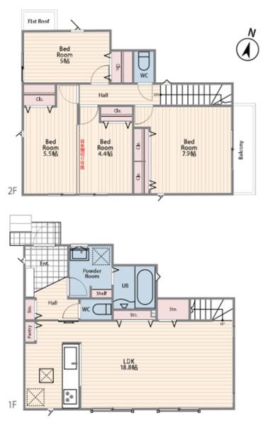 戸塚区上矢部町　全3棟1号棟