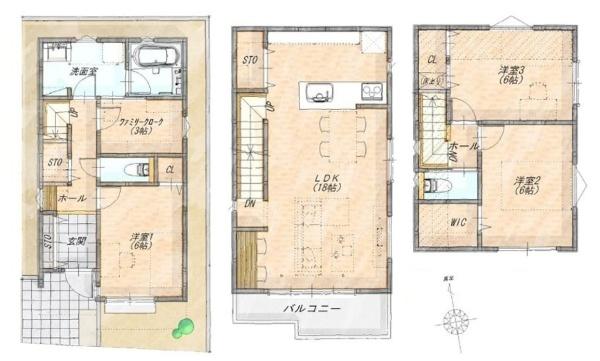 港北区日吉本町３丁目　全３棟Ｂ号棟