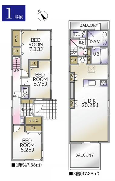 戸塚区南舞岡３丁目　全３棟１号棟