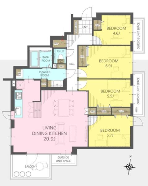 リーベスト中山Ｂ棟