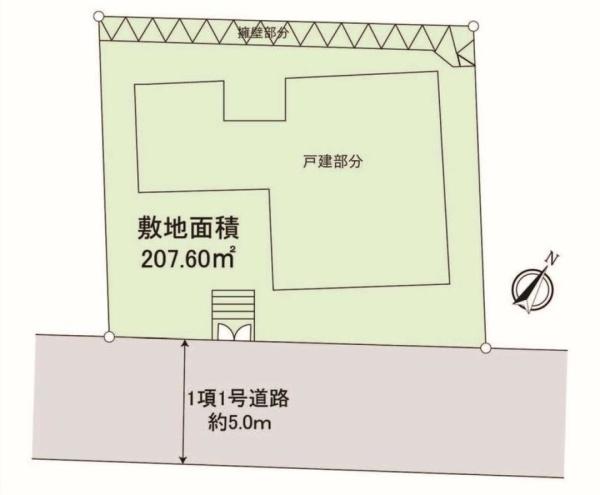 川崎市麻生区上麻生５丁目の土地