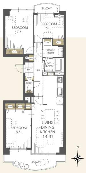 シティ能見台ふれあいの街J棟