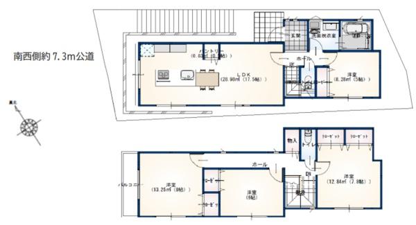 磯子区岡村2丁目　全2棟3号棟