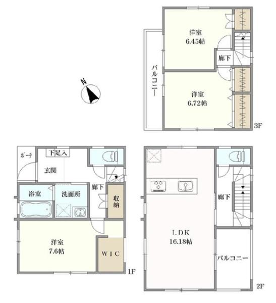 中原区井田３丁目　全４棟４号棟