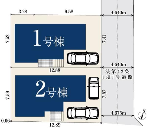 南区別所中里台　全２棟１号棟
