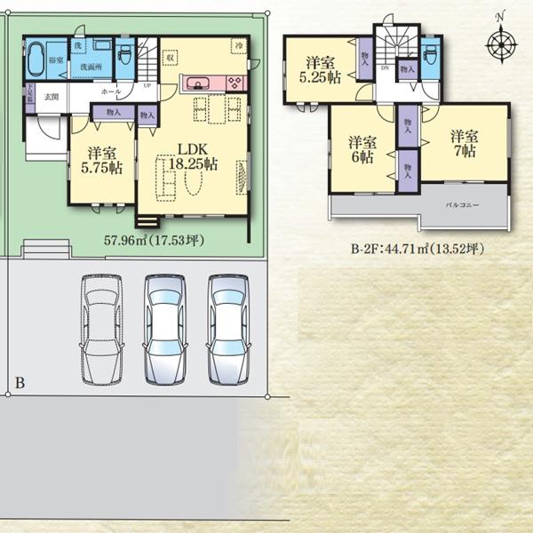 町田市南成瀬6丁目 全2棟B号棟