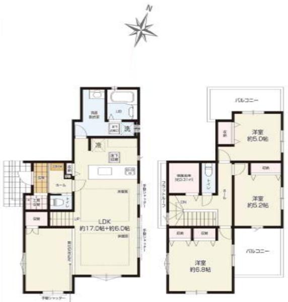 泉区新橋町　全2棟1号棟