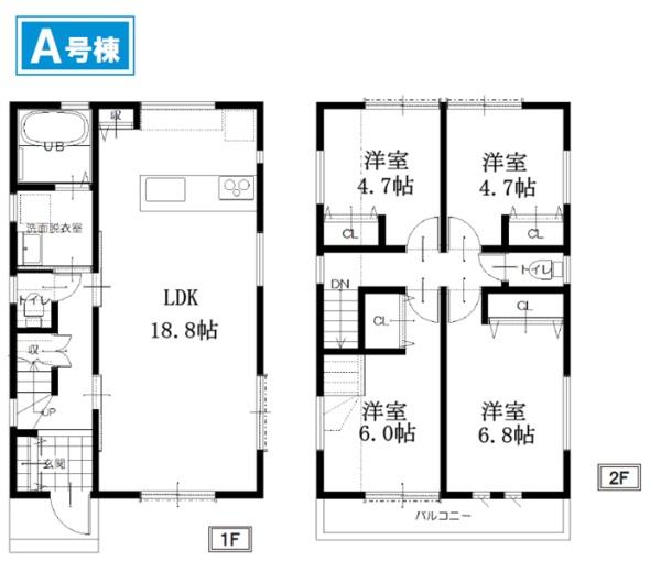 藤沢市大鋸　全３棟Ａ号棟