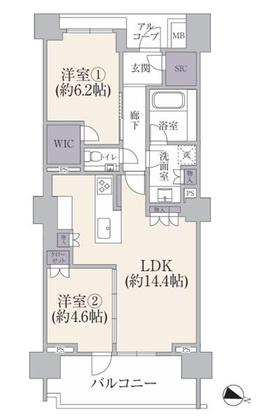 ドレッセＷＩＳＥたまプラーザＢ棟