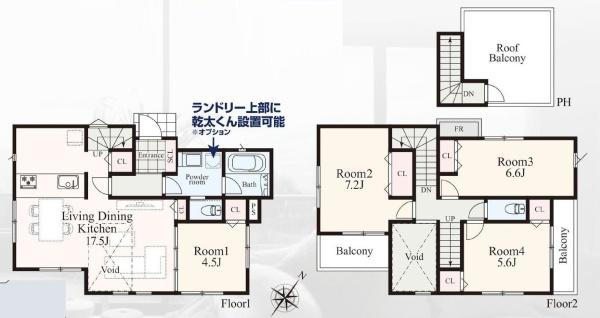 南区永田東2丁目 全2棟A号棟