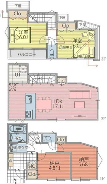 中区本牧間門　全8棟6号棟
