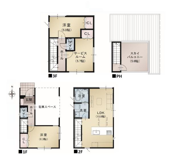 横浜市港北区綱島西４丁目の新築一戸建