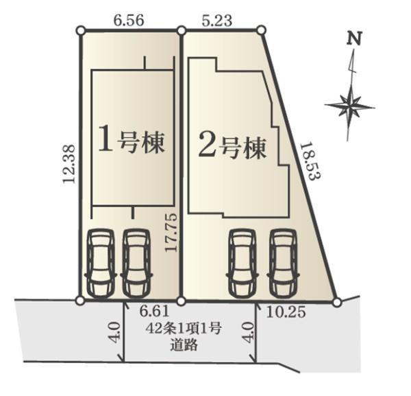 鶴見区北寺尾３丁目　全２棟１号棟