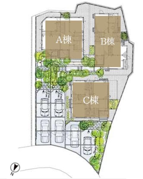 鎌倉市梶原２丁目　全３棟A号棟